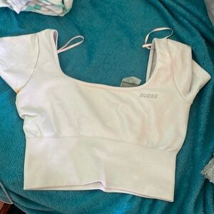 guess work out top light pink